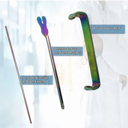 Vista 5 de A2ZScilab - Kit de disección avanzada de 23 piezas, multicolor, arco iris, biología y anatomía, estudiantes de ciencias de acero inoxidable, estuche