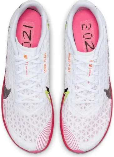 Vista 2 de Nike Zoom Rival XC 5 CZ1795-102 - Picos de pista y campo blanco carmesí, 14 de EE. UU, Blanco-carmesí