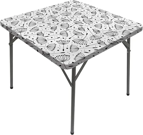 Vista 21 de Manteles florales, lindos manteles de primavera románticos retro cuadrados para mesa de comedor, se adapta a mesas de 24 x 24 pulgadas