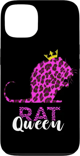 Vista 7 de Rat Queen Crown Leopard Mouse Rat Lover Rodent Rat Owner Case for iPhone 17
