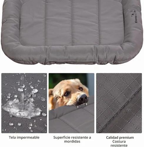 Vista 5 de KHONSU PET Cama Duradera para Perros Resistente y a Prueba de Desgarros para Jaula, Resistencia al Desgarro de 800 libras, Colchoneta de Cama