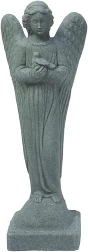 Vista 16 de Emsco Group 92246 Estatua de niño soñando despierto – Aspecto natural – Hecha de resina – Ligera – 40 cm de altura para jardín, BRONCE