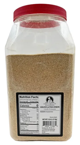 Vista 3 de Chef's Quality Cebolla Granulada 5lb