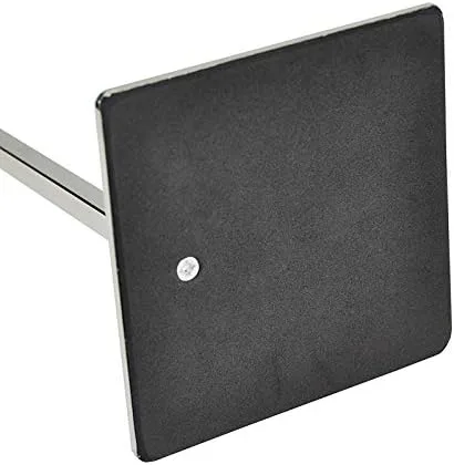 Vista 5 de Paquete de 2 soportes de metal para colgar bolsas de embrague, soporte de exhibición de altura ajustable para encimera minorista, soportes