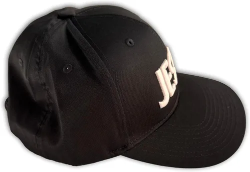 Vista 5 de BTC Universe LLC Jesus Gorra De Béisbol Snapback Estructurada Negro Con Bordado 3D Blanco, Negro