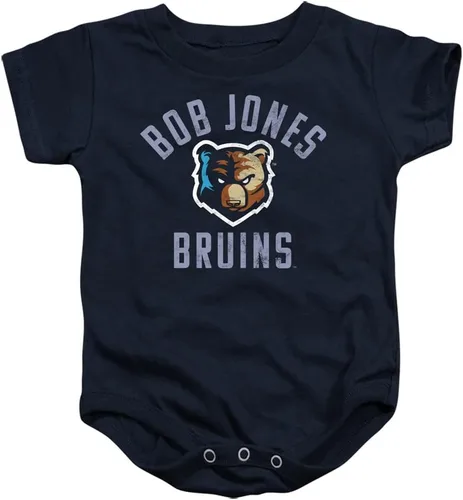 Vista 2 de Bob Jones University - Traje unisex con logotipo oficial de los Bruins para bebé Athletic Heather