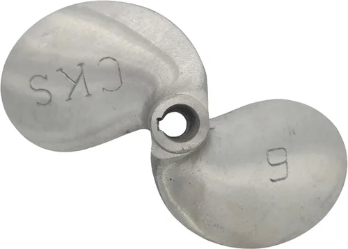 Vista 8 de SANAR Aluminum Propeller for Longtail Mud Motor Long Tail Boat - Keyed Tapered Shaft