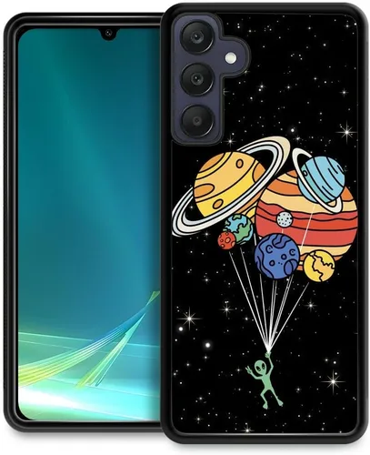 Vista 16 de Funda compatible con Samsung Galaxy Z Fold 2 5G, sistema solar de globo alienígena, diseño de patrón increíble, a prueba de golpes, antiarañazos