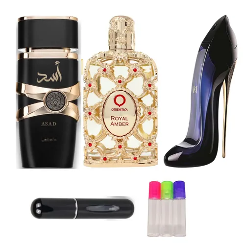 ASAD+ROYALCAJA+GOODGIRL+PERFUME+3PROBADO de AROMA DE PRIMERA
