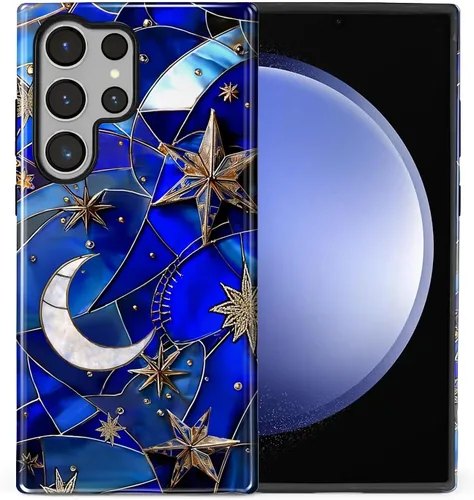 Vista 11 de Funda compatible con Samsung Galaxy S23, funda híbrida de protección rígida de 2 capas, a prueba de golpes, funda protectora resistente para Lata
