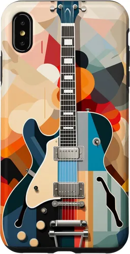 Vista 11 de Electric Guitar Abstract Art Cover Phone Case for iPhone 17