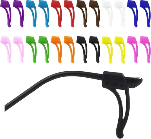 Vista 9 de SooGree Agarre de silicona para gafas, retenedor de manga con punta de patilla, retenedores antideslizantes para gafas para niños y adultos