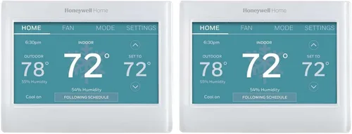 Vista 7 de Honeywell Home RTH9585WF1004 - Termostato de color inteligente Wi-Fi, 7 días programables, pantalla táctil, certificado Energy Star, compatible