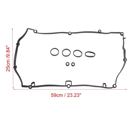 Vista 3 de X AUTOHAUX VS50788R 11127582400 Junta de tapa de válvula de motor para Mini Cooper S Countryman Paceman JCW R55 R56 R57 R58 N13 N18 para BMW 118i