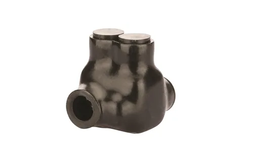 Vista 6 de Polaris - Conector aislado gris para conductor de cobre flexible de filamento fino, rango de cables 1-10 AWG y 2-10 AWG, 2 puertos, hexagonal