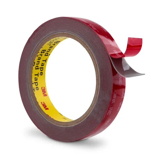 Vista 8 de Cinta adhesiva de doble cara resistente de 1/4 pulgada x 4.7 metros, cinta adhesiva de montaje de espuma impermeable 5925 para automotriz, tira