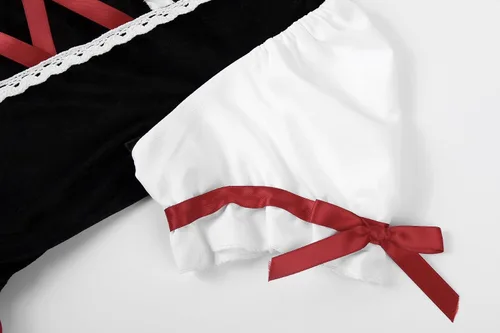 Vista 6 de Disfraz de Halloween para niñas, disfraz de lujo con capa, delantal, bolsa