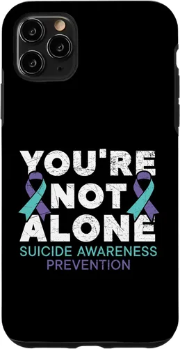 Vista 12 de Funda de concienciación para la prevención del suicidio de la depresión para iPhone 11 You're Not Alone