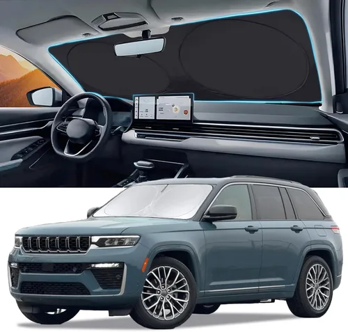 Vista 86 de Parasol para parabrisas Rivian R1T de ajuste personalizado para 2022-2023 2024 2025 Rivian R1S/R1T, accesorios para ventana delantera, cubierta