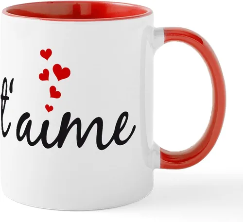Vista 8 de CafePress Taza de café de cerámica con bandera francesa de 11 oz (11.0 fl oz)
