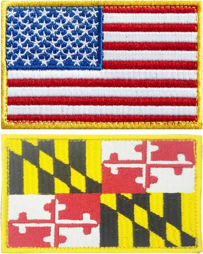 Vista 43 de stidsds Paquete de 2 parches bordados con la bandera de Estados Unidos de Alabama Alabama, bandera de Estados Unidos, bandera de Estados Unidos