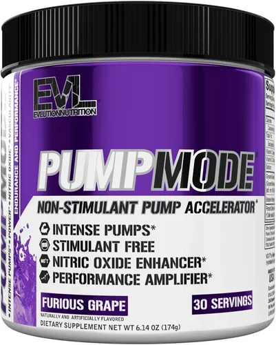 Vista 8 de EVL PumpMode Suplemento de Óxido Nítrico - Potenciador de Óxido Nítrico Bomba Polvo Pre-Entreno con Glicerol y Betaína para Recuperación Muscular