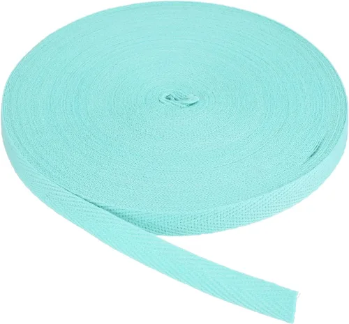Vista 228 de PATIKIL Cinta de sarga de algodón de 1 pulgada, 50 yardas, cinta de algodón, cinta de encuadernación al bies, cinta de espiga para costura, Verde