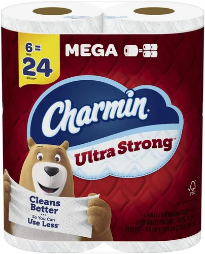 Vista 4 de Rollos dobles de papel higiénico ultra fuerte Charmin - 18