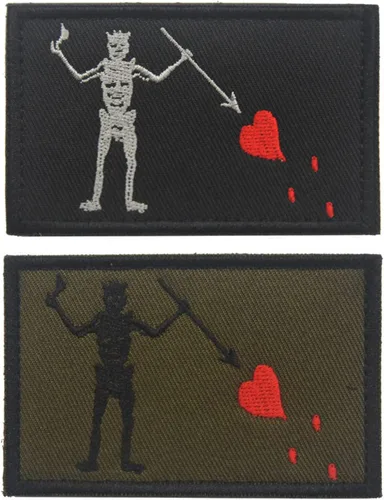 Vista 6 de Parches de moral militar, modo bestia en insignias bordadas, emblema táctico decorativo de gancho y bucle para chaqueta, ropa, bolso, zapatos