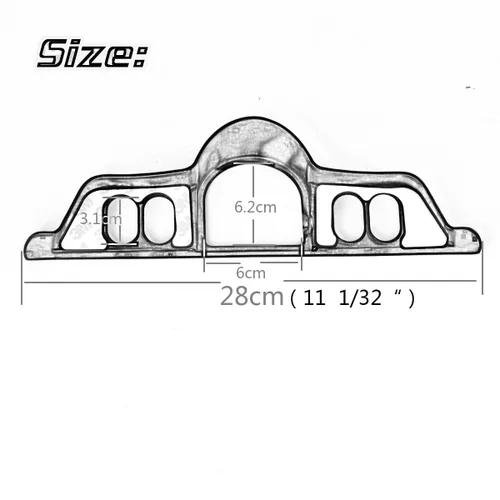 Vista 5 de Cubierta de acento para panel de instrumentos de interruptor cromado para Harley Touring 96-13 Electra Glide/Street Glide FLHX 06-13