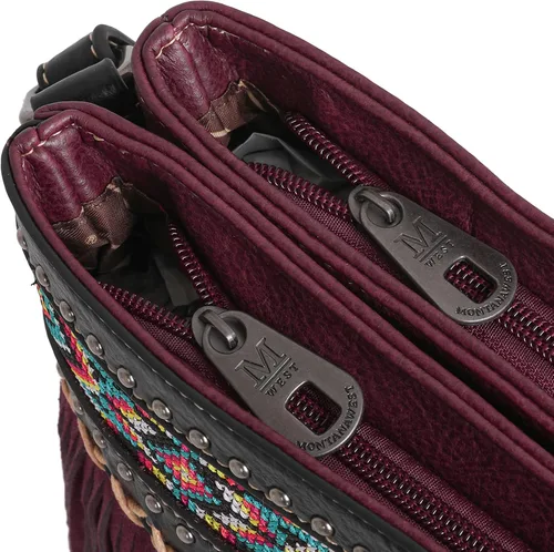 Vista 4 de Montana West Aztec Tapestry Collection Tote Bag Western Shoulder Handbag for Women