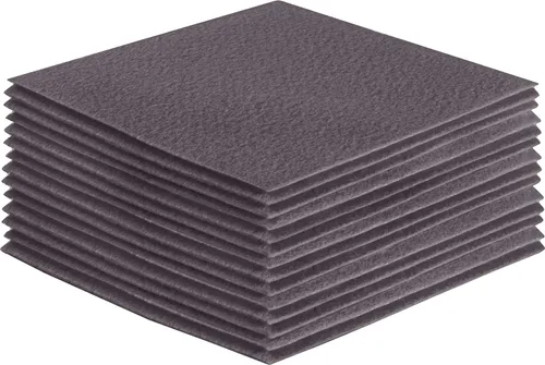Vista 204 de FabricLA Hojas de fieltro acrílico para manualidades, cuadrados de fieltro precortados suaves de 4 x 4 pulgadas (3.9 in x 3.9 in), utiliza hojas