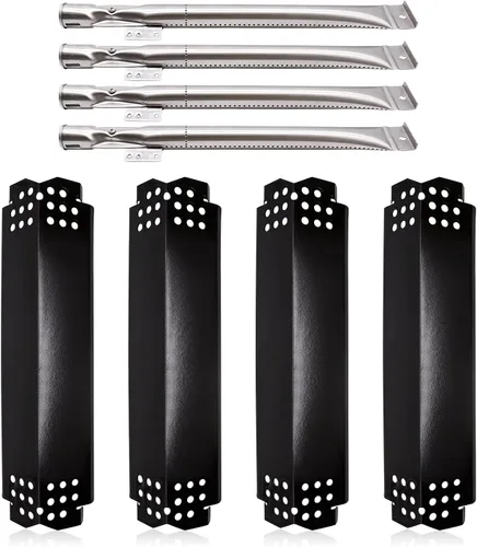 Vista 13 de Hiorucet Piezas de repuesto para parrilla Nexgrill 2 Burner 720-0864, 720-0864M. Reemplazo de placas de calor y quemadores para parrilla Nexgrill