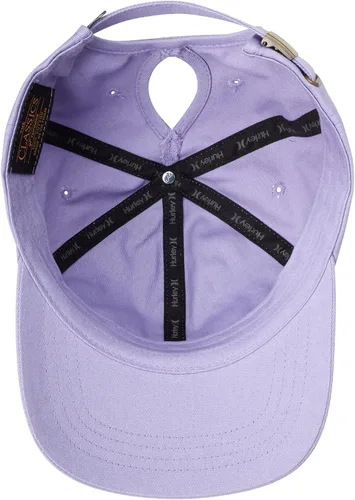 Vista 4 de Hurley Gorra de béisbol para mujer, sombrero de ala curvada Montana con abertura de cola de caballo