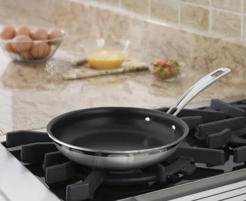 Vista 5 de Cuisinart MCP22-24N MultiClad Pro - Sartén de acero inoxidable