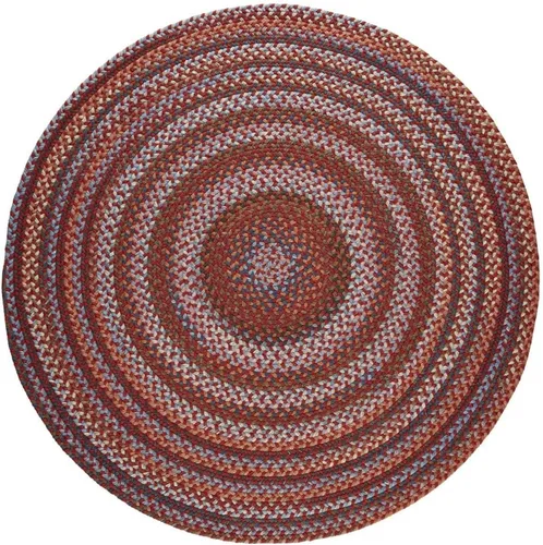 Vista 34 de Tapete reversible de lana, texturizado, grueso, trenzado. , Lana, Walnut