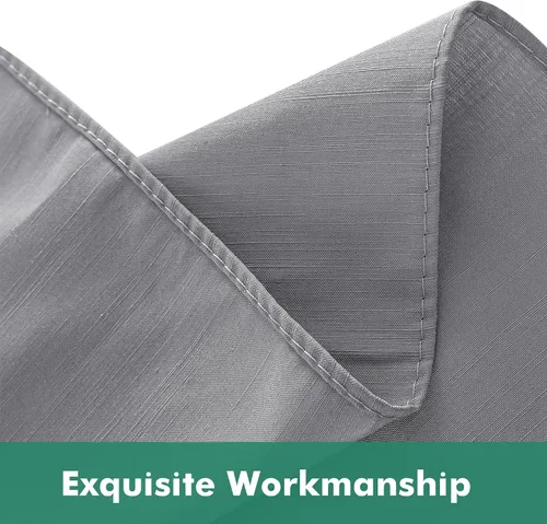 Vista 57 de Biscaynebay Faldas de cama envolventes con esquinas divididas para camas Twin/Twin XL de 15 pulgadas de caída, volantes de polvo elásticos Negro