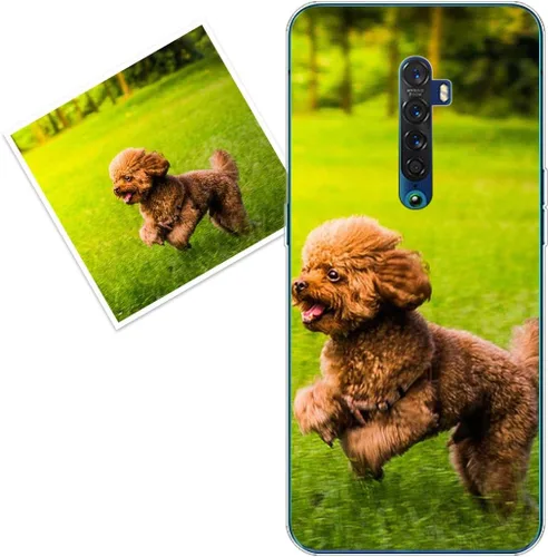 Vista 74 de Funda personalizada compatible con Oppo A1 Pro, fundas de teléfono personalizadas con imagen de foto, imagen de texto, cubierta transparente