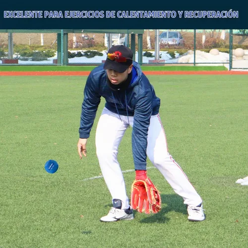 Vista 2 de SunNordic 16oz Weighted Baseball Set for Pitching & Power Training