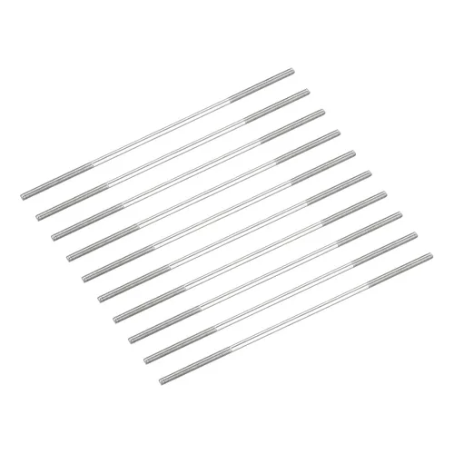 Vista 8 de METALLIXITY Tornillos de doble extremo (rosca M3, 0.787 in de longitud), 20 unidades, acero inoxidable 304, pernos de varilla roscados dobles