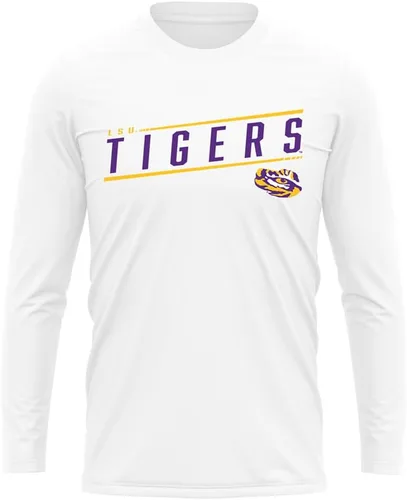 Vista 41 de Camisa deportiva de manga larga oficial de la NCAA Collegiate para hombre, colección de carbón elegante Universidad Estatal de Arizona/W/Sleek/Ls