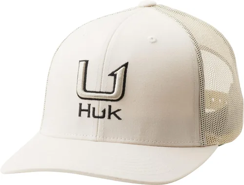 Vista 53 de HUK - Gorra de camionero de malla para hombre con cierre a presión Gorra de pesca antirreflectante
