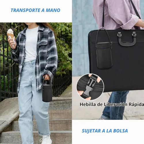 Vista 6 de Cosmos Mini bolsa de transporte para tarros de comida, mini bolsa de almuerzo compatible con termo de 10 onzas, se adapta también a tarros Mason Jar
