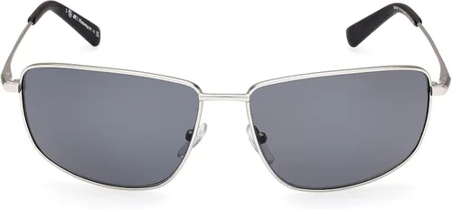 Vista 2 de BMW Gafas de sol de metal polarizadas rectangulares para hombre, paladio mate, 62, Paladio mate.