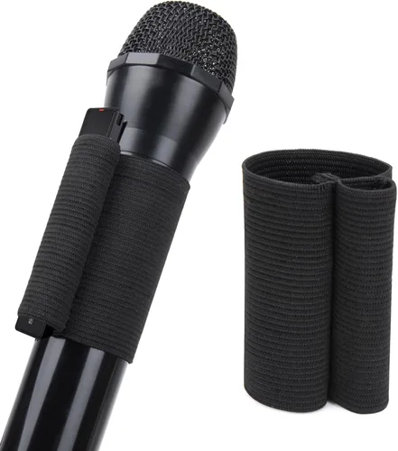 Vista 10 de YOUSHARES Funda elástica para micrófono de mano, adjunta el micrófono de mano (Shure SM58, Behringer XM8500) en Sony TX660/TX650 para un audio más