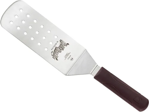 Vista 8 de Espátula "Hell's Handle" de Mercer Culinary, de 5 x 4 pulgadas, resistente, Plateado