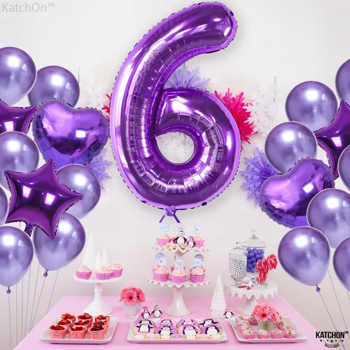 Vista 291 de KatchOn Globo negro del número 1 de 40 pulgadas, globo de feliz cumpleaños Large Mylar Number One Balloon for 1st Birthday Decorations, Foil