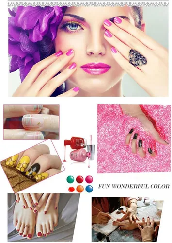 Vista 5 de XICHEN Secador de uñas UV 36W - Lámpara UV para esmalte de gel - 4 x 9W Blanco