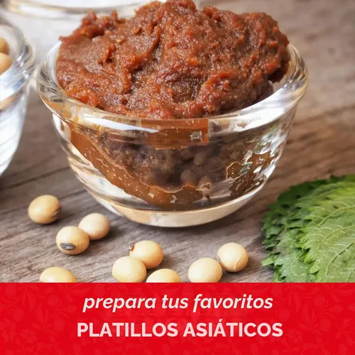 Vista 6 de Shirakiku Miso Aka (rojo) Pasta de soja – Pasta de soja tradicional – Ideal para sopa, salsa, adobo, alimentos japoneses, bolsas de 35.2 onzas