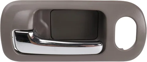 Vista 42 de TRQ Manija de puerta interior delantera izquierda cromada y negra para el lado del conductor compatible con Ford F-150 2012-2014